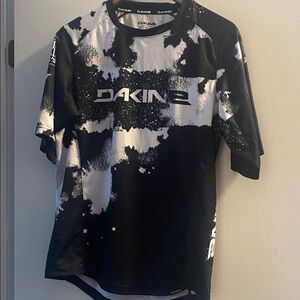 Dakine Black & White Splatter Performance Jersey